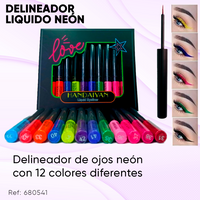 Delineador de Ojos Neón - ¡Ilumina tu Mirada!