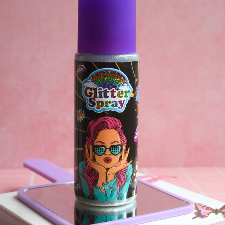 Spray con Glitter y Fragancia - ¡Brilla y Perfúmate!