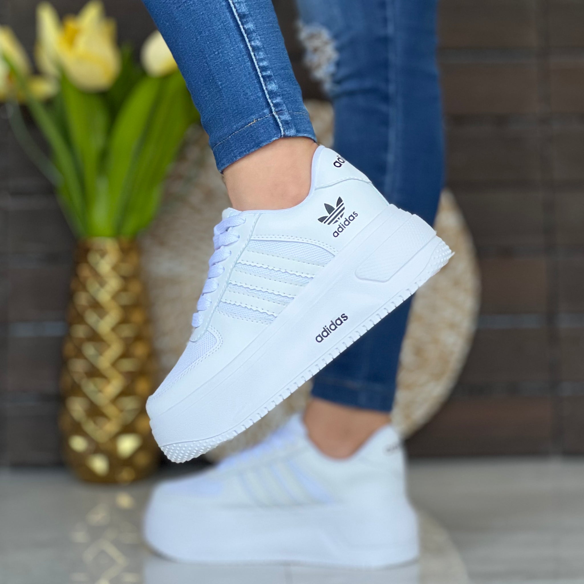 Tenis clasicos adidas mujer on sale