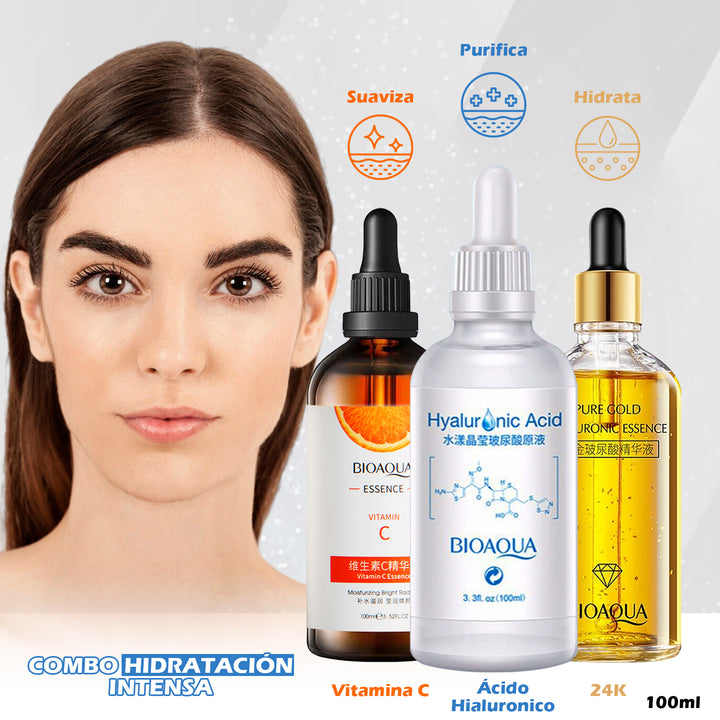 HIDRATACIÓN INTENSIVA + SERUM 24K de BQY! 💧✨
