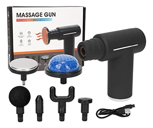 Masajeador Pistola De Percusión Compresa Fría Y Caliente