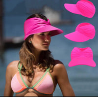 VISERA Y GORRA PARA PLAYA MUJER