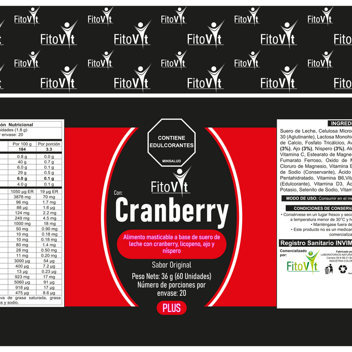CRANBERRY X 6O UND FITOVIT
