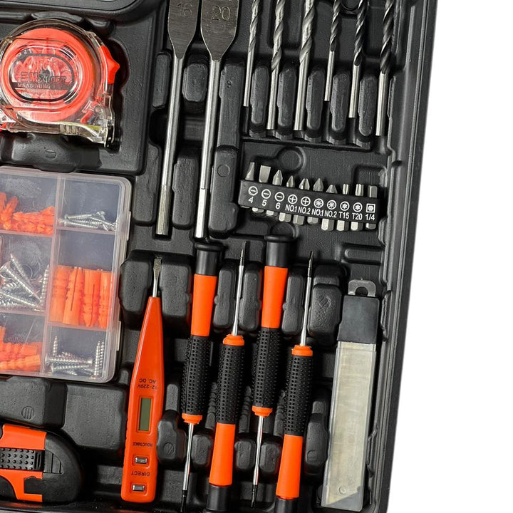 TALADRO DEWALT + KIT HERRAMIENTA FULL