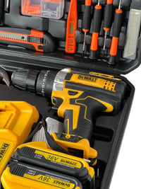 TALADRO DEWALT + KIT HERRAMIENTA FULL