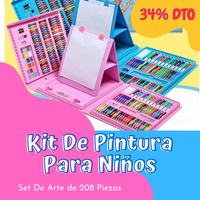 Kit De Pintura Para Niños De 208 Pcs Set De Arte