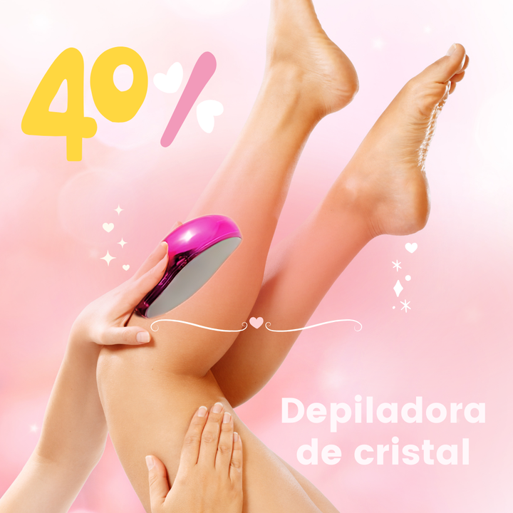 Borrador De Pelo Depilador De Cristal Lavable Sin Dolor