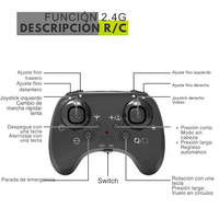 Avión Drone Manilla Cámara doble batería