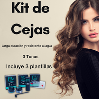 BETUN + SELLO PARA CEJAS 3 EN 1 FIT WE NEGRO Y GRIS