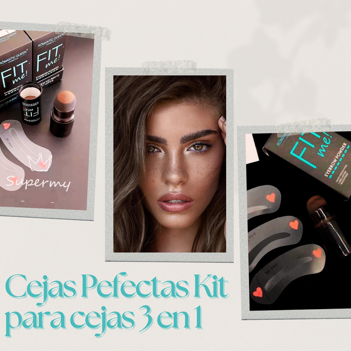 BETUN + SELLO PARA CEJAS 3 EN 1 FIT WE NEGRO Y GRIS