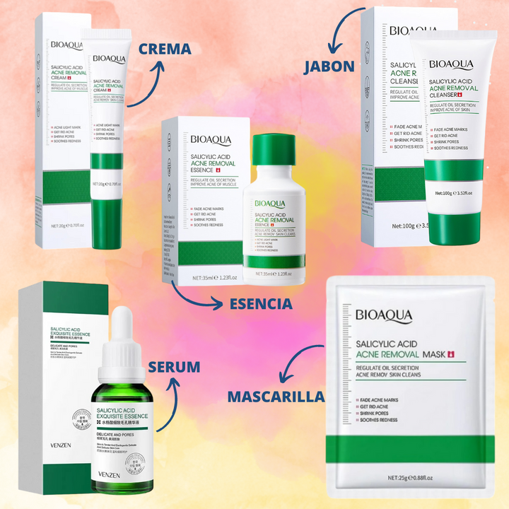 BioAqua PureSkin 5 Kit: Solución Completa para una Piel Perfecta