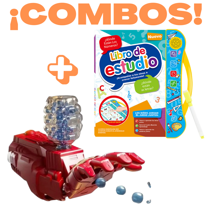 Combo Guante Hidrogel Mas Libro Estudio