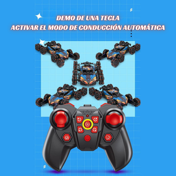 Carro Control Remoto Dedos Giros 360 Gra