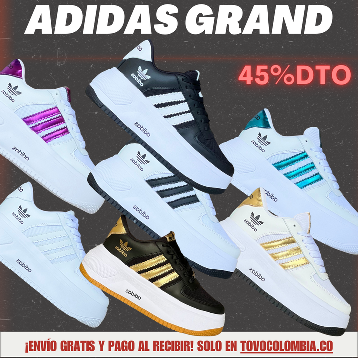 Tenis Adidas Grand,Tenis Mujer Deportivo