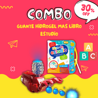 Combo Guante Hidrogel Mas Libro Estudio