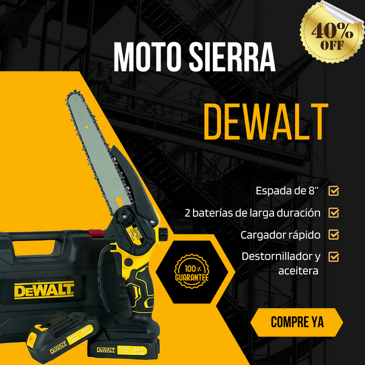 MOTO SIERRA DEWALT GRANDE 8"