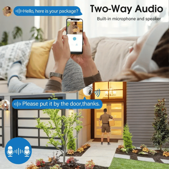 Camara Tipo Bombilla Inteligente de Vigilancia Wifi IP Smart