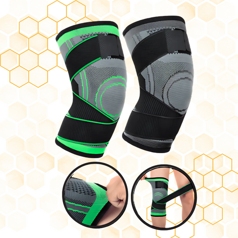 Rodillera Deportiva De Doble Ajuste - 2 Unidades