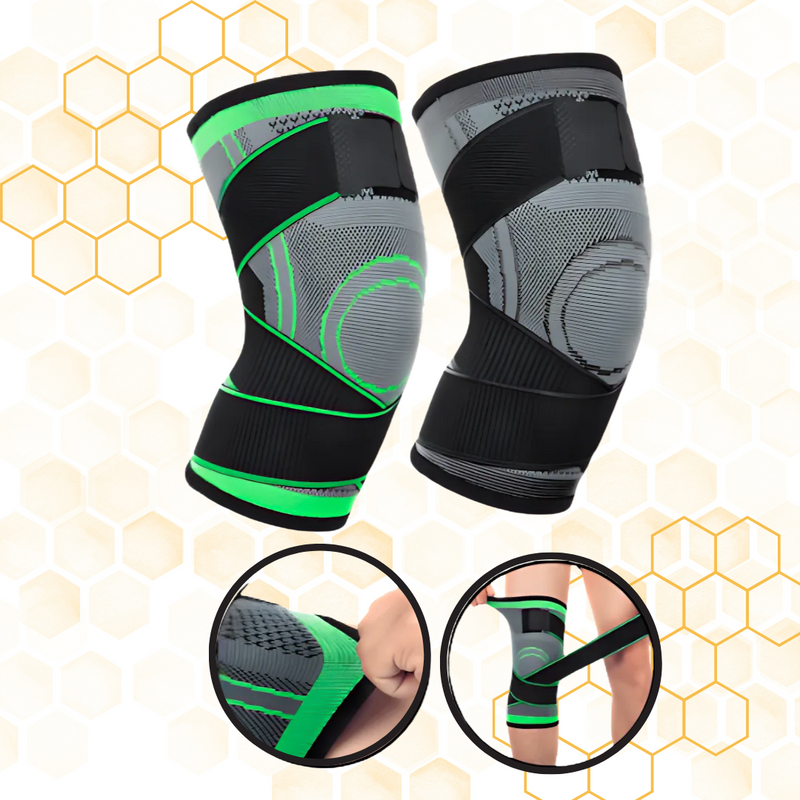 Rodillera Deportiva De Doble Ajuste - 2 Unidades