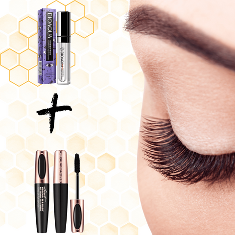 PESTANINA 4D ORIGINAL HEAVY FULL + SERUM FORTALECEDOR DE PESTAÑAS