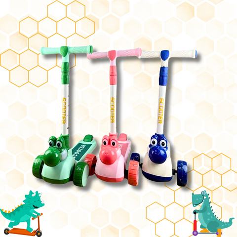 Patineta Yoshi Dinosaurios Luces