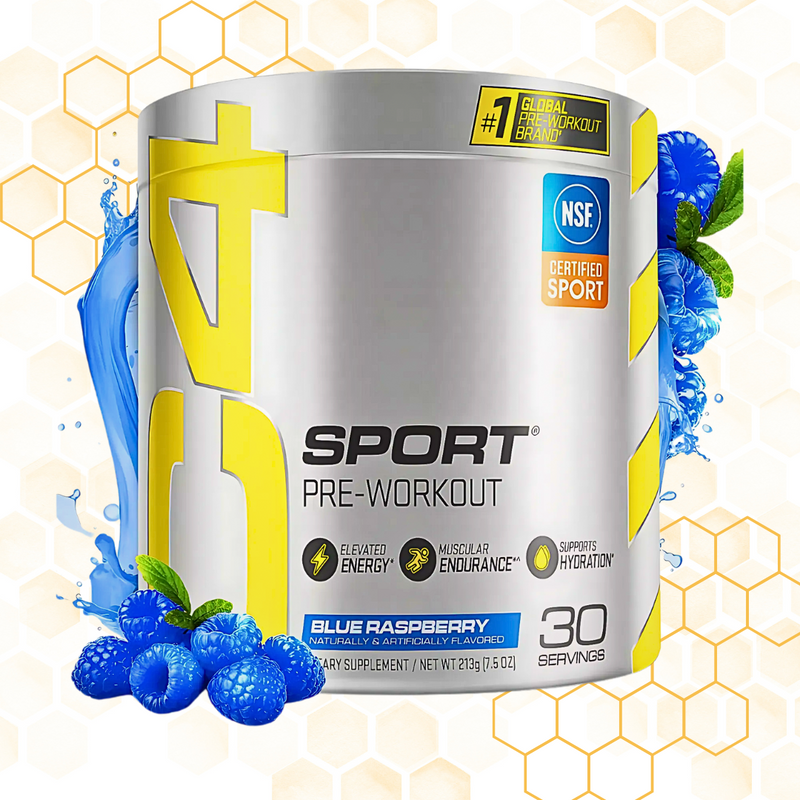 C4 Sport Pre Entreno Blue Raspberry 213g 