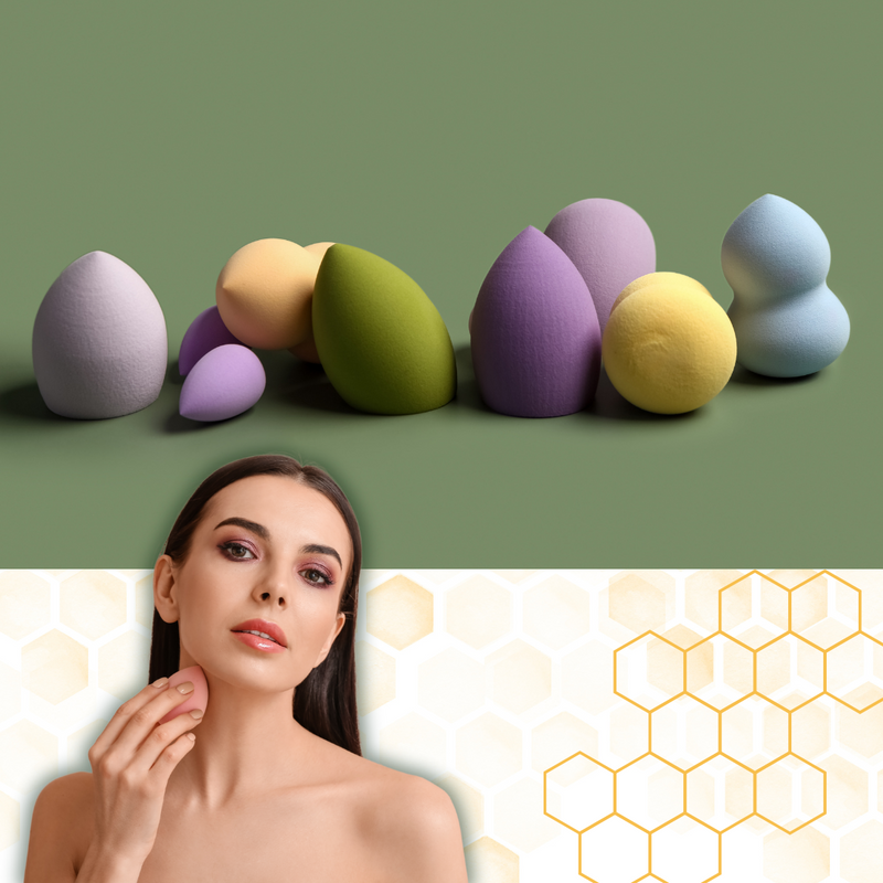 ESPONJA DE MAQUILLAJE MULTIFUNCIONAL - 7 PIEZAS