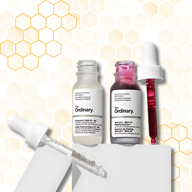Duo The ordinary, peeling+acido hyaluron