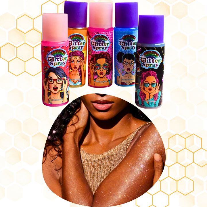 Spray con Glitter y Fragancia - ¡Brilla y Perfúmate!