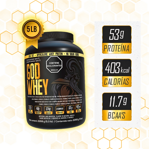 Proteína 5lb GodWhey HIpercalórica