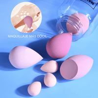 ESPONJA DE MAQUILLAJE MULTIFUNCIONAL - 7 PIEZAS
