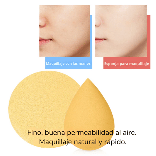 ESPONJA DE MAQUILLAJE MULTIFUNCIONAL - 7 PIEZAS