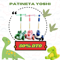 Patineta Yoshi Dinosaurios Luces