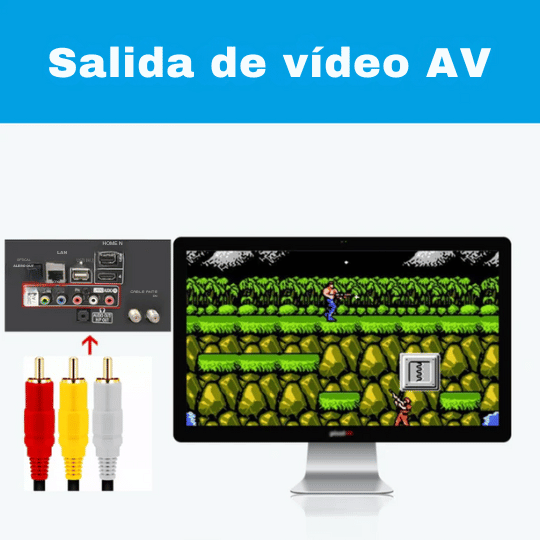 Consola De Juegos Retros 8 Bits Classic Mini Game