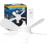 BOMBILLO VENTILADOR LUZ BLANCA + CONTROL