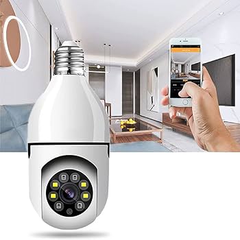 Camara Tipo Bombilla Inteligente de Vigilancia Wifi IP Smart
