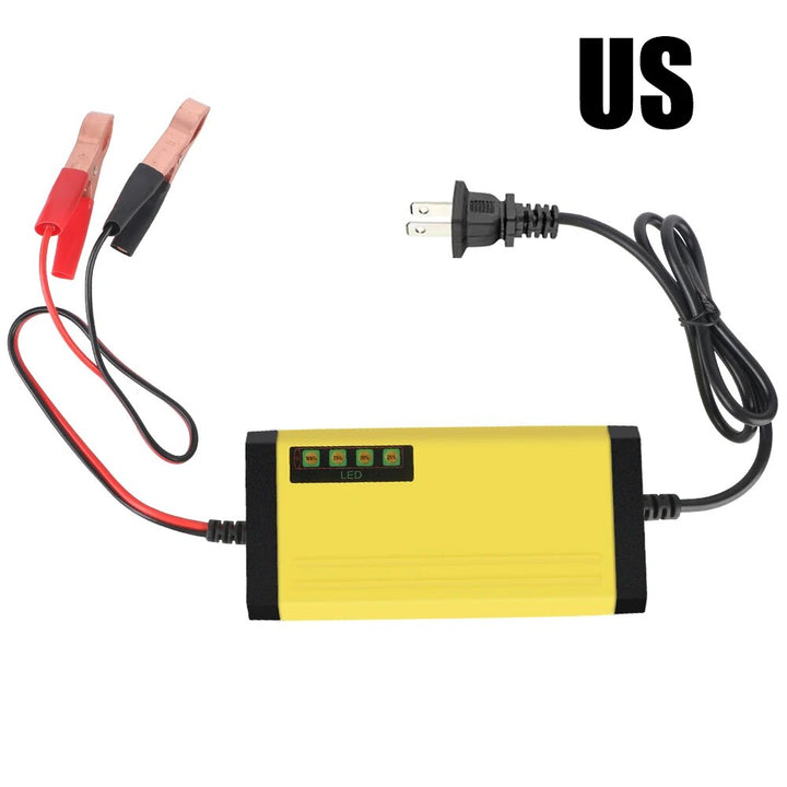 Cargador de batería para carro, pantalla LED, cargador de batería para Moto y camión