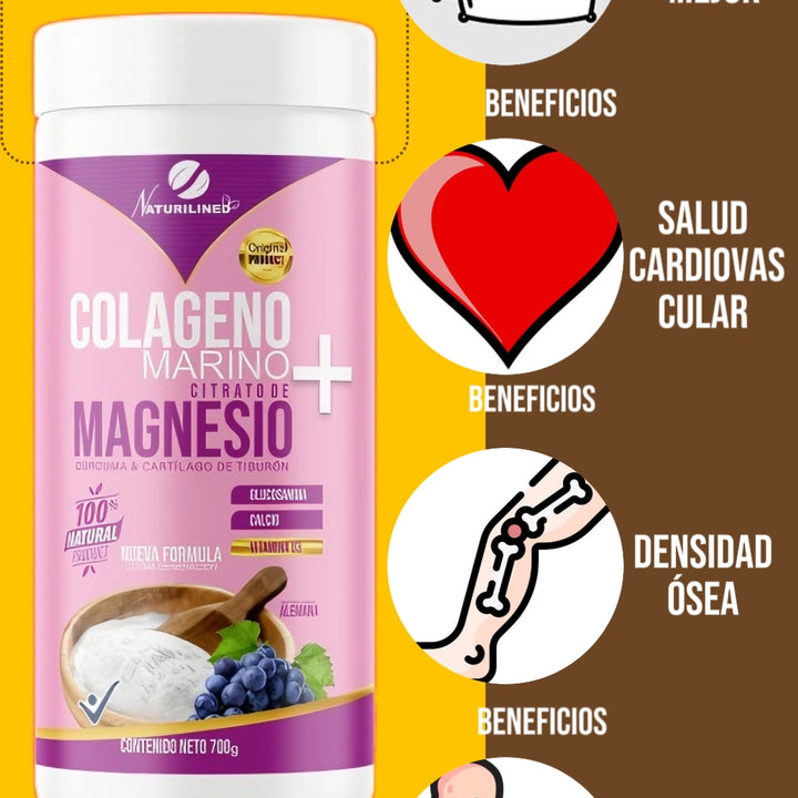 2 Colágeno  marino Con Citrato de Magnesio
